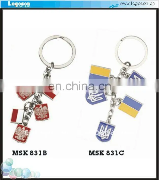 Cheap Metal Custom Promotion Keychains With Custom Pendant Keychain