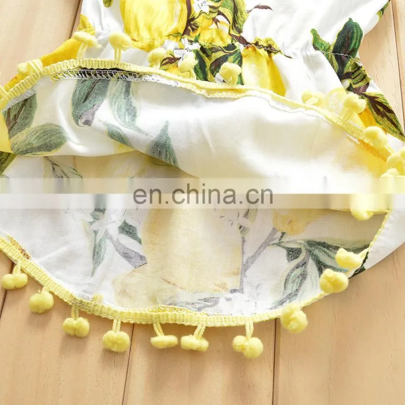 Newborn Baby Girl Floral Jumpsuit Infant Baby Wholesale Kids Romper