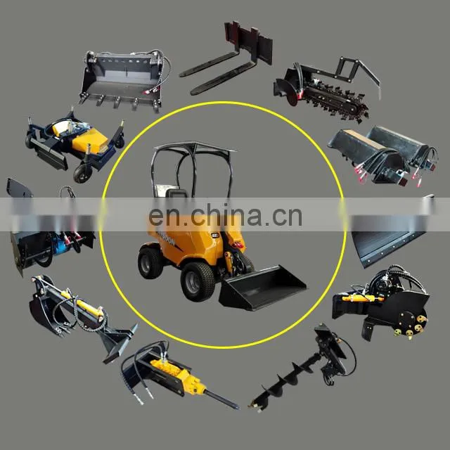 CE Approved articulated mini front end loader for sale