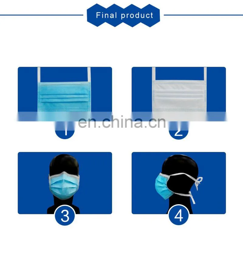 KYD Automatic Medical 1+1 Tie Type Face Mask Machine