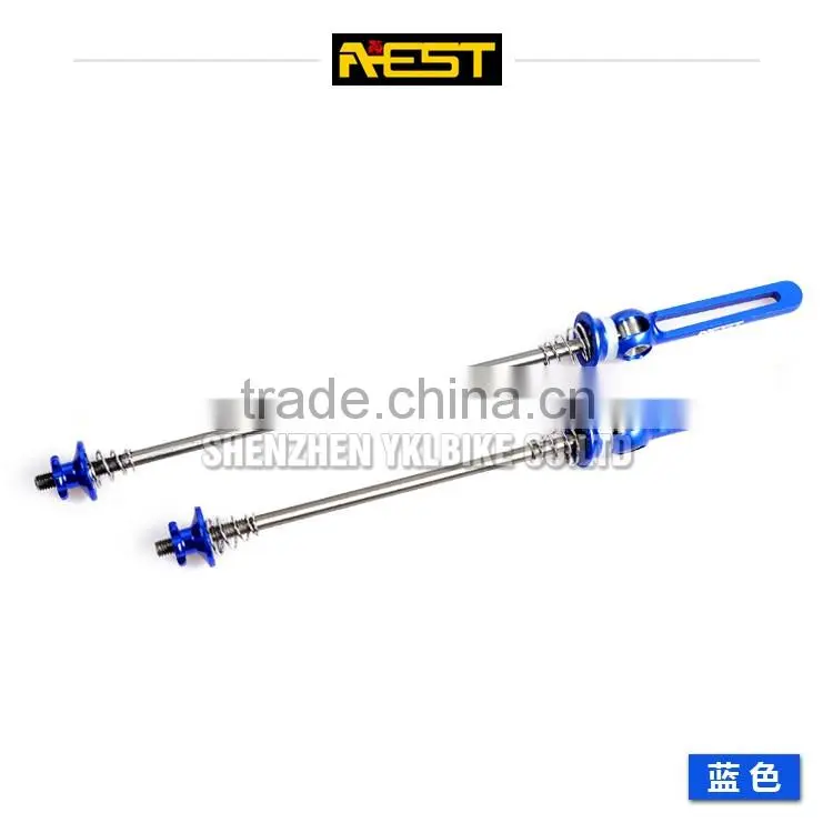 bicycle rear quick release /cnc titanium skewer/cycling skewer