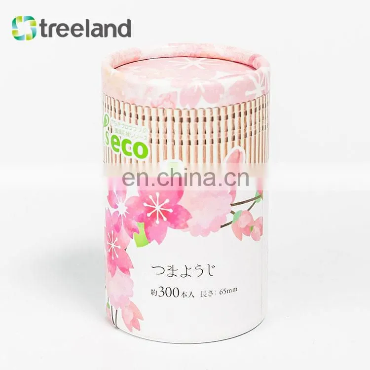 100% Paper Material Tube Packaging toothpick biodegradable paper tube packaging