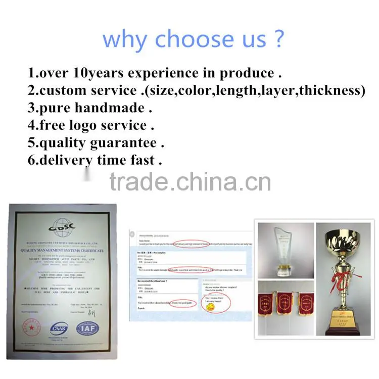 custom size logo service heat resistant connectors for auto parts