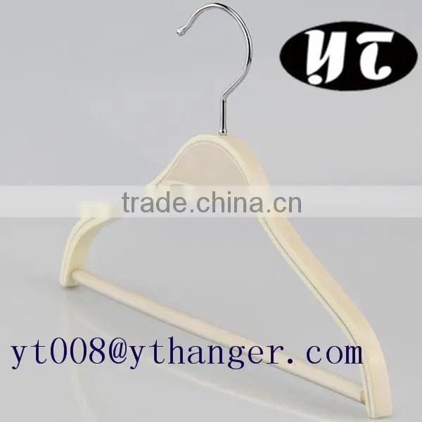 beauty and practical shop display laminated hanger with bar