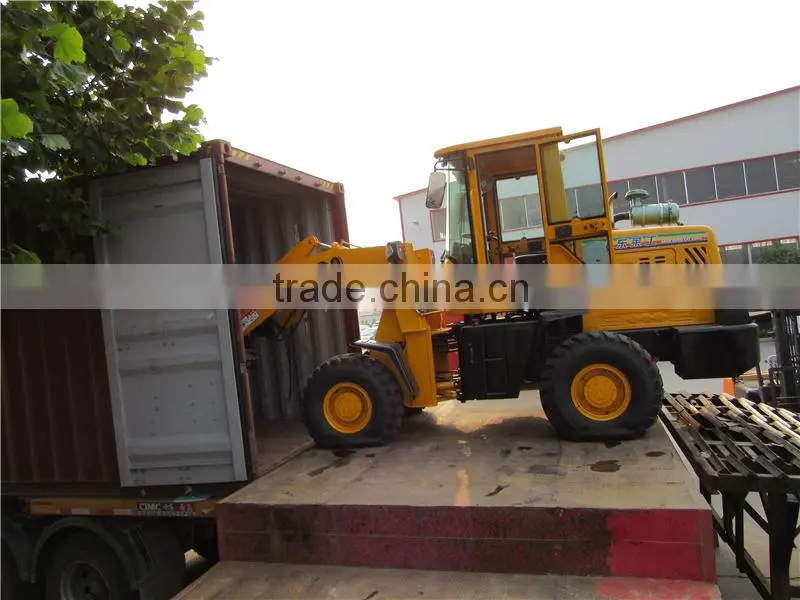 4 wheel drive wheel loader with optional loader bucket for sale