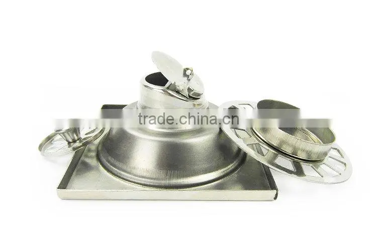 WESDA 3.5inch High Quality Double sealing Brass Floor drain,rectangular floor drain,floor drains stainless steel