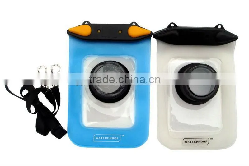 PVC waterproof camera bag for swimming diving pouch
