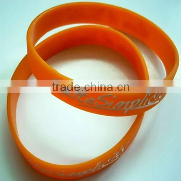 factory promotion Full Color Silicone Wristbands