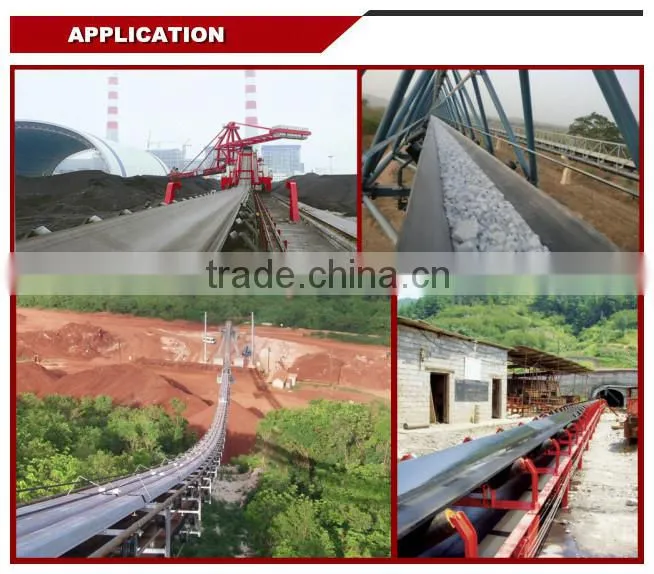 overhead trolley conveyor with rubber lagging pulley and gear box