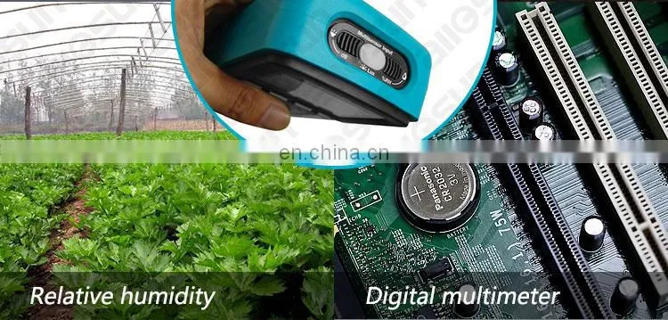 Allosun EM5510 Digital Multimeter 5 in 1 Sound Level Humidity Luminosity Autoranging Multimeter Temperature Tester