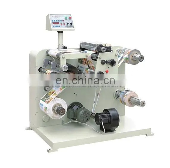 UTS450 Automatic Self-Adhesive paper Sticker Label Cutting Sitting Rewinding Machine