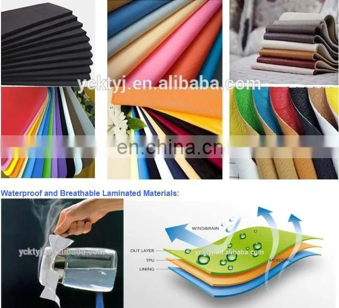 Hot melt glue Textile laminating machine for Garment