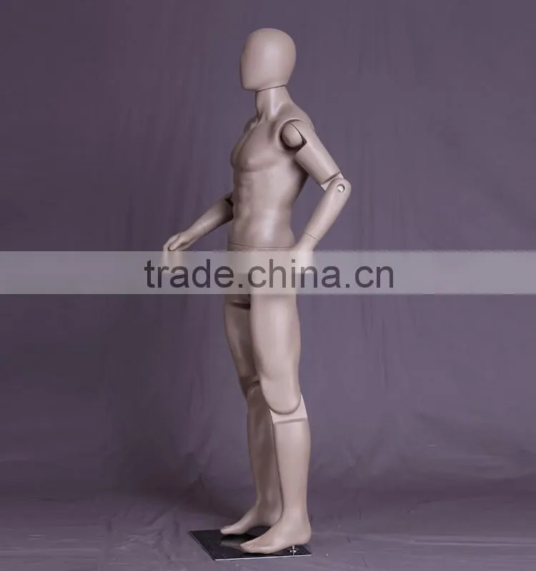 full body fiberglass flexible male mannequin