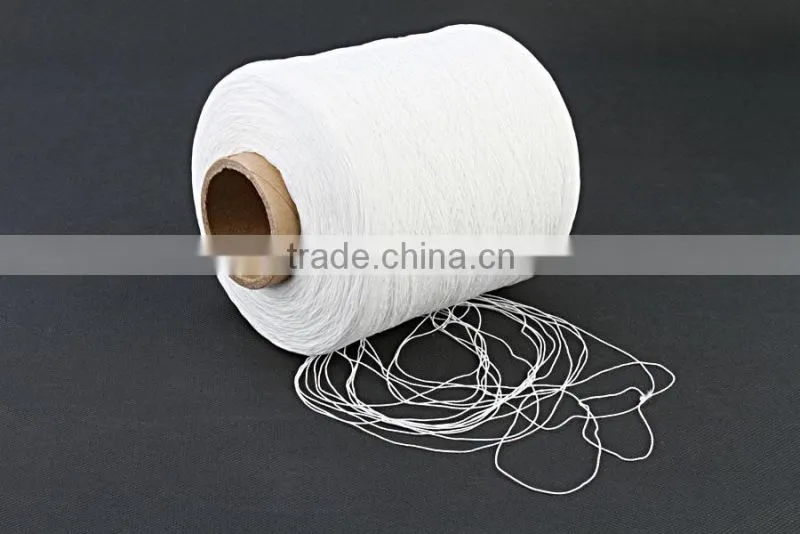 Eco-friendly White Spandex Elastic Thread Used Sports Socks