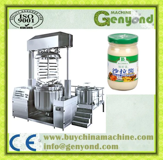 Vacuum Homogenizing Emulsifying Mixer Machine