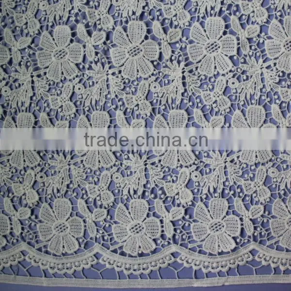 apparel garments accessories white cotton lace/guangzhou lace wholesale