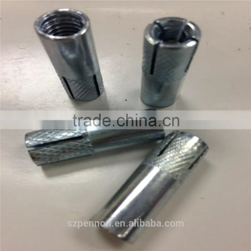 Cold Yellow Zinc Plated One Piece Heavy Duty Shell Anchor