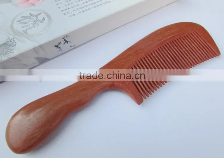 Hot sale high-end red sandalwood beard comb