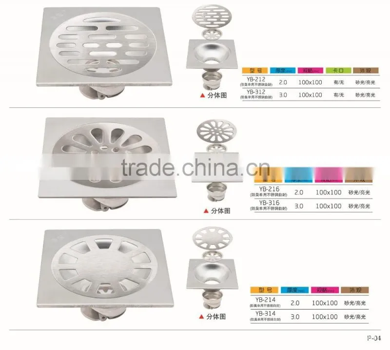 smart stainless steel drain cover