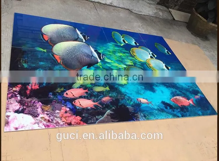new beach 3d design ceramic floor bathroom tile