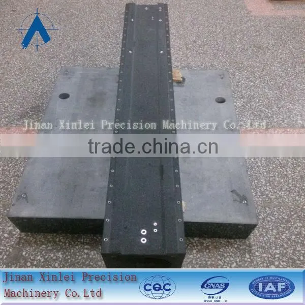 High precision granite machinery components component insertion