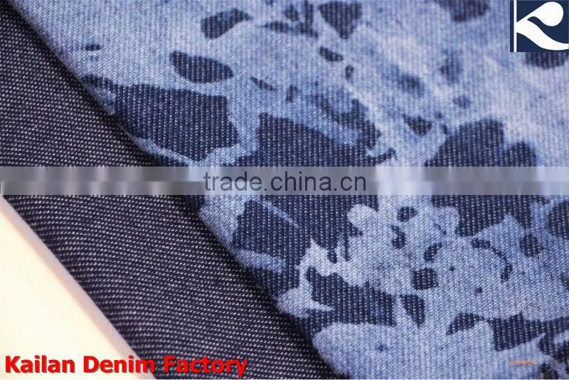 Spandex Cotton Knitting Jeans Fabric KD-733-1