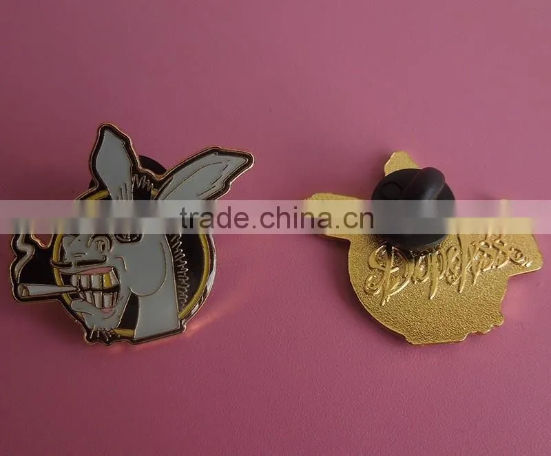 Promotional gifts metal enamel badge and custom made badge pin