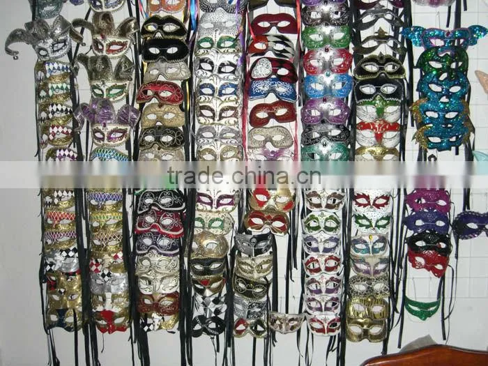Silver Carnival Mask Cat Shaped Venice Style