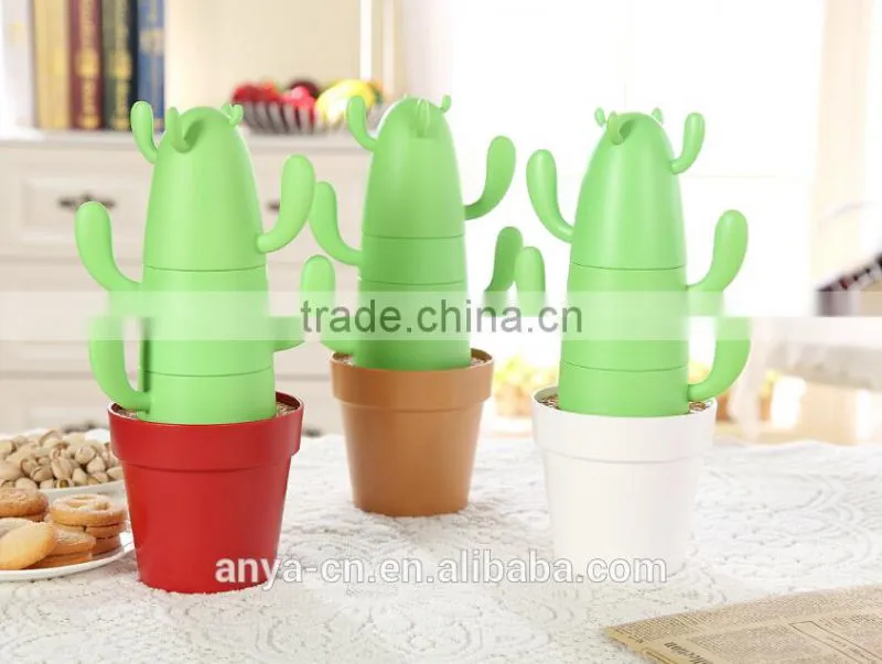 D669 Hot selling Home Decoration Creative Home Wares Cactus Nesting Coffee Mugs