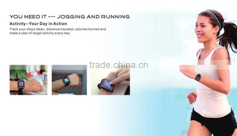 The IP68 waterproof heart rate smart watch sync with Android and IOS smart watch manufacturer