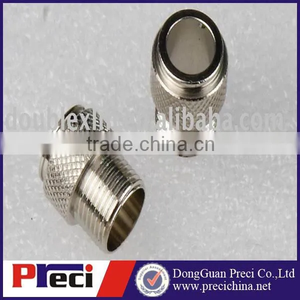 CNC lathe copper M14 connector brass nut