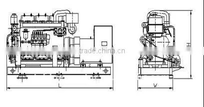 Dongfeng 135 marine generator sets-250KW