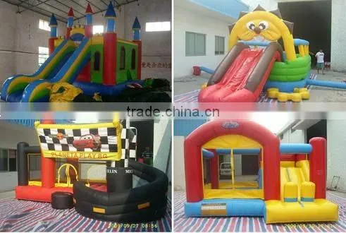 2014 new arrival inflatable football bouncer/ football jumping house