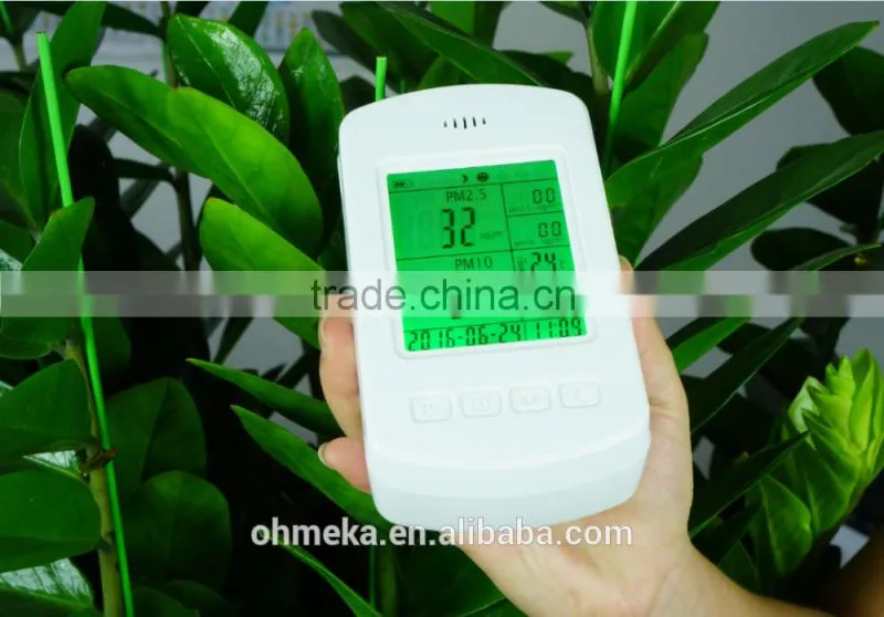 Newest PM2.5&PM10 air quality sensitive.VOC&Formaldehyde meter from Ohmeka