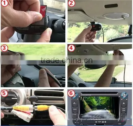 720P Iron pan mini hidden driver recorder full hd car dvr camera