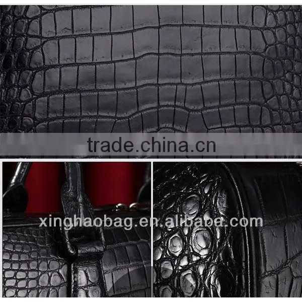 Big designer crocodile bag bali moroccan leather bag for man