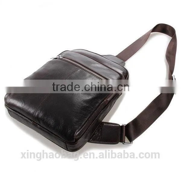 2015 genuine leather mens shoulder bags waist bags