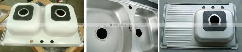 single bowl stainless steel kitchen sink