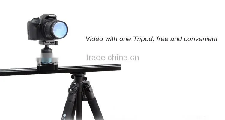 Commlite Camera Video Track Slider Video Stabilizer System with Ball-Bearing for DSLR/Camcorders
