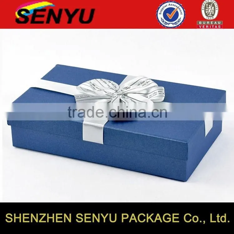 Custom Logo Black Paper Box for Jewelry Packaging