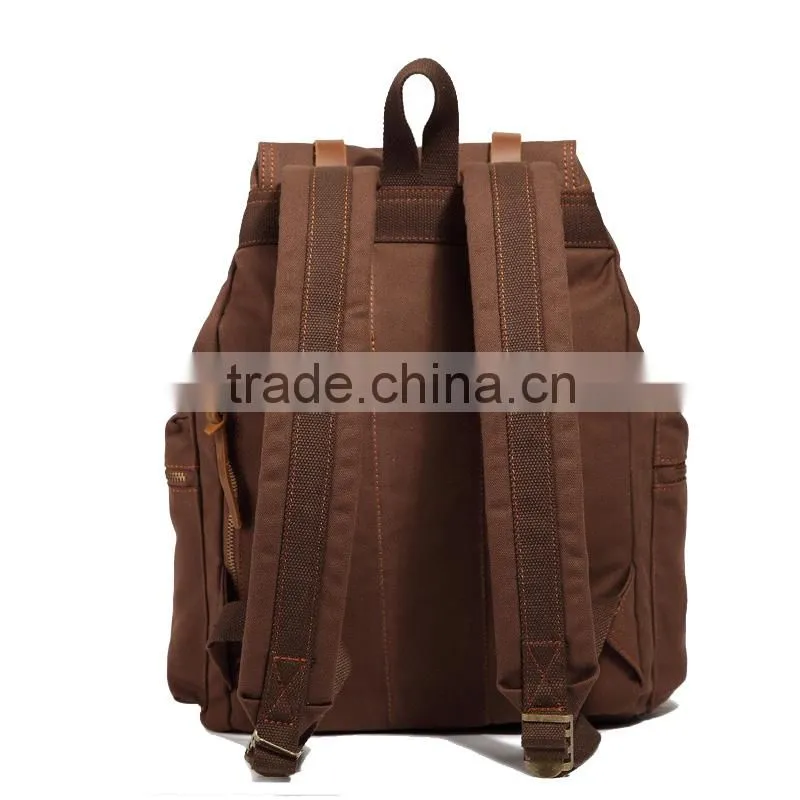 high quality backpack,hot sale custom backpack bag,fashion simple plain canvas backpack