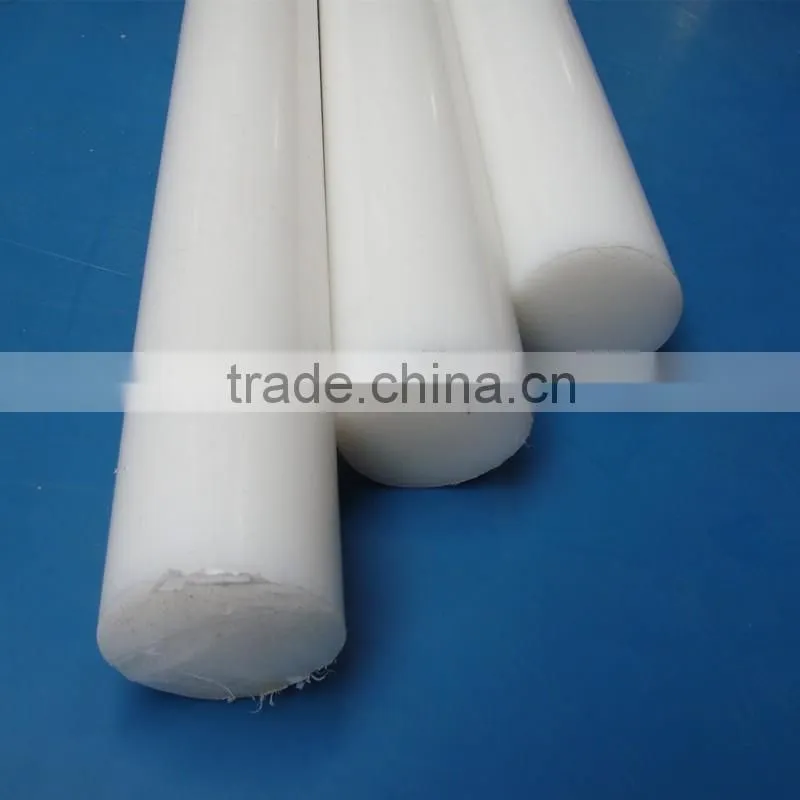 Plastic products customized length thin diameter D65 round uhmwpe hdpe plastic rod bar