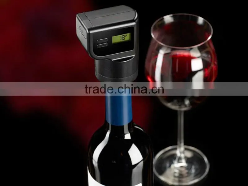 (Exclusive) Smart Automatic Wine Bottle Saver Cork Vacuum Preserver Stopper