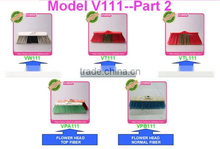 Room broom, Household Brooms Sweep 28cm, Plastic with thread for Handle,VAA111