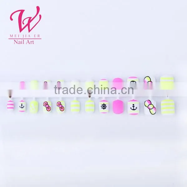 glued artificial nail,Nail tips adhesive Artificial nails