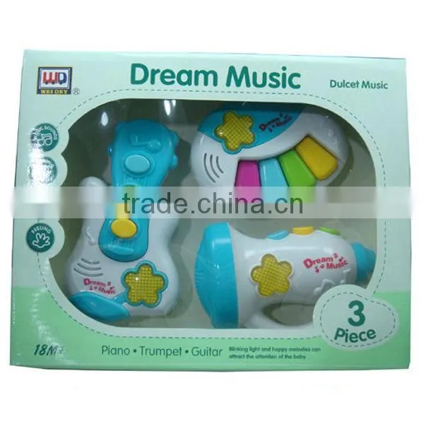 2013 New Design funny plastic cartoon guitar for kids