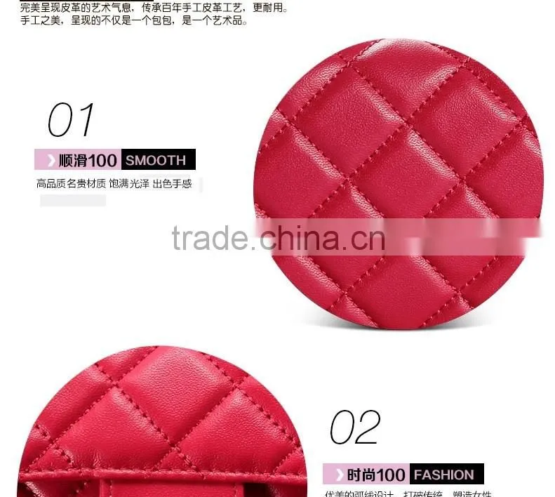 Goat leather wallet Custom new arrival ladies purse, money bag woman wallet, lady wallet