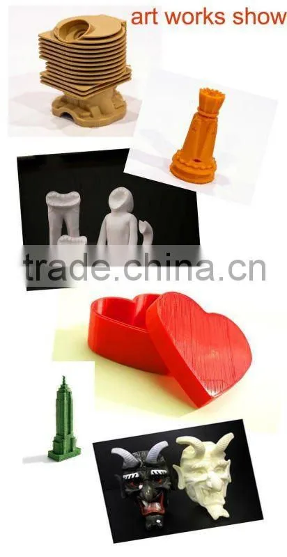 3d personal desktop printer rapid prototyper printer model/art works 3 dimension printer