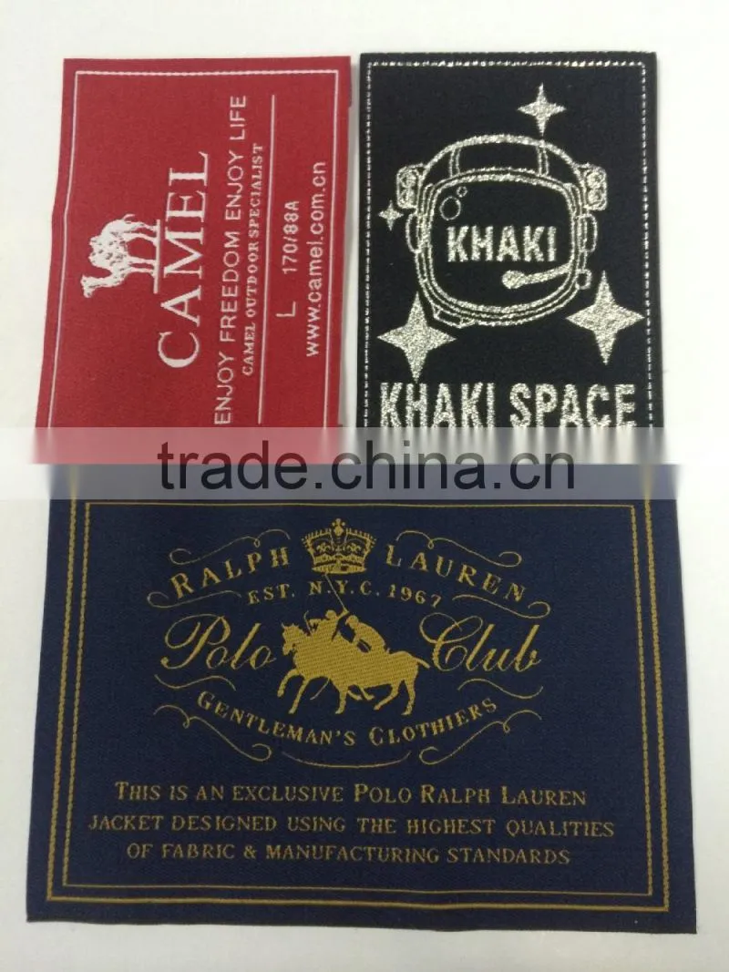 China wholesale woven labels for clothing ,woven labels
