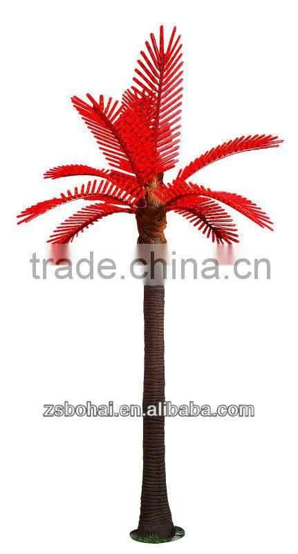 factory direct IP68 decorative led coconut palm tree light